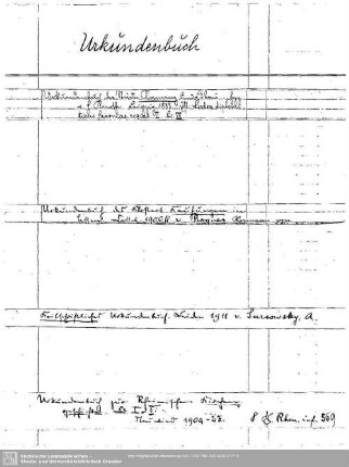 Urkundenbuch
