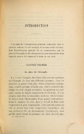 Commentaire sur l'évangile de Saint Jean : Par F. Godet, 2