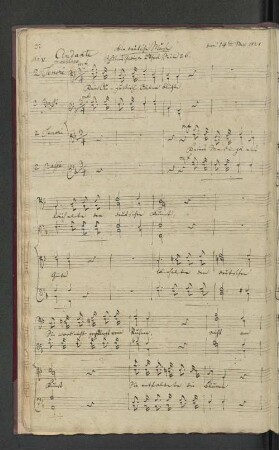 Die deutsche Muse | Schillers Gedichte 2. Theil, Seite 26. | den 14ten Mai 1821