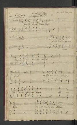 Die deutsche Muse | Schillers Gedichte 2. Theil, Seite 26. | den 14ten Mai 1821