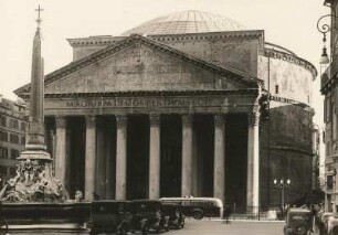 Rom. Pantheon, Portikus, Fassade