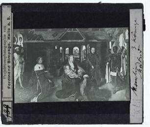 Memling, Anbetung der Heiligen Drei Könige Triptychon (Madrid Prado P001557) : Mitteltafel