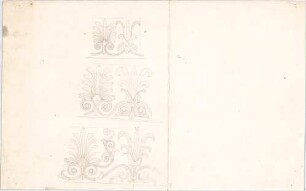 Bühlmann, Josef; Vorlagen für Publikation - Ornamente (Details)