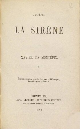 La sirène, 2