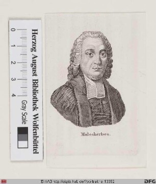 Bildnis Chrétien-Guillaume de Lamoignon de Malesherbes