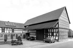Wohnhaus (Hofreite, Fachwerk); Battenberg, Am Dorfbrunnen 2