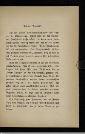 "Ancien Regime"