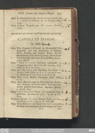 6) Angli Et Belgae.