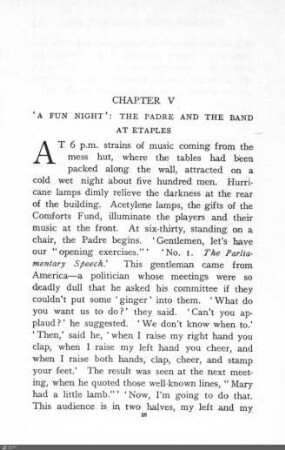 Chapter V: 'A fun night': the padre and the band at Etaples
