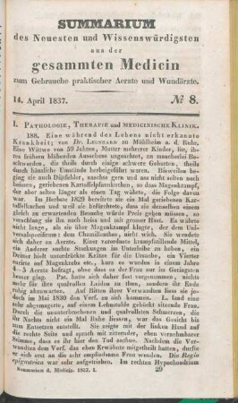 14. April 1837. No 8.