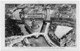 Luftaufnahme von Museumsinsel und Umgebung