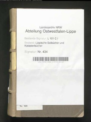 Salbuch des Amtes Sternberg von 1822, Bd. 4
