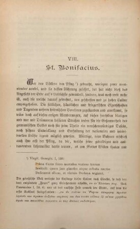 VIII. St. Bonifacius.