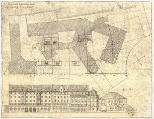 Fischer, Theodor; München; Mayr'sche Hofkunstanstalt - Bebauungsplan, Ansicht