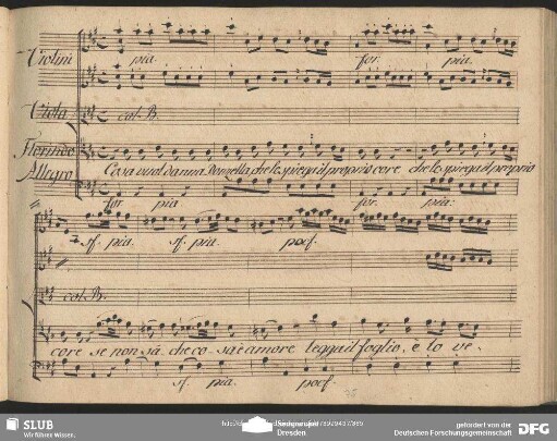 Cavatina: "Cosa vuol da una donzella"