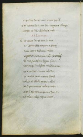 Ad Licinnam, In Sextum Alexandrum, In eundem, In Eundem