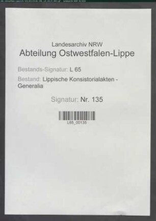 Publikation von Edikten: Publikation landesherrlicher Edikte von der Kanzel