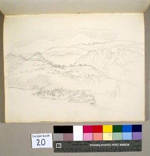 Bodenseelandschaft mit Säntis