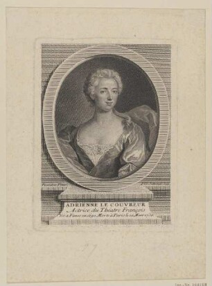 Bildnis der Adrienne le Couvreur