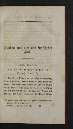 Hundert und vier und funfzigster Heft.