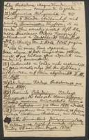 Brief von Michael Tertina an Johann Jacob Kohlhaas