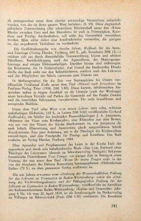 381 [Rezension] Congar, Yves, Wenn ihr meine Zeugen seid