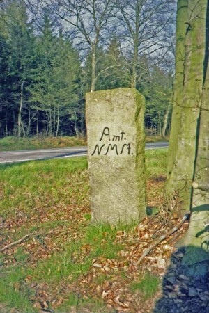 Rickling (Kreis Segeberg): Grenzstein zwischen Gut Erfrade und Amt Neumünster: Seite Neumünster