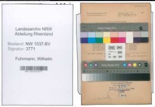 Entnazifizierung Wilhelm Fuhrmann , geb. 19.03.1902 (Lehrer)