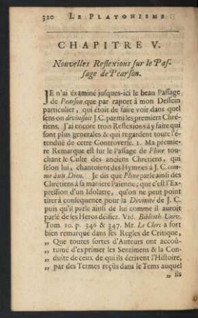 Chapitre V. Nouvelles Reflexions sur le Passage de Pearson