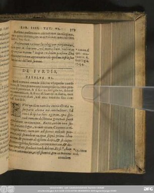 De Furtis, Titulus VI.