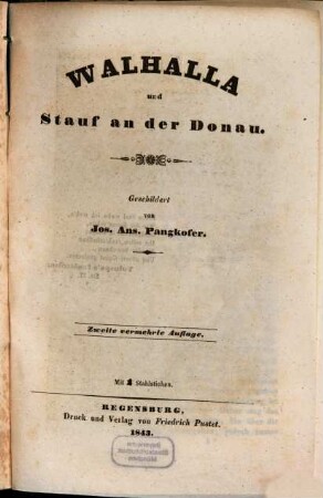 Walhalla und Stauf an der Donau