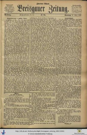 27.03.1892 (Zweites Blatt)