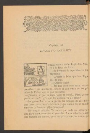 Capítulo VII - Lo que vió Ana María