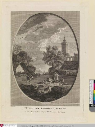 IERE. VUE DES ENVIRONS D'ANTIBES [1. Ansicht aus der Umgegend von Antibes]