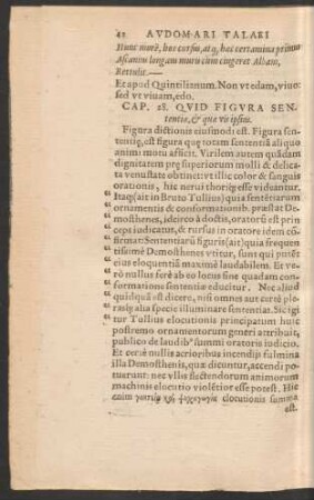 Cap. 28. Quid Figura Sententiae, et quae vis ipsius.