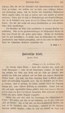 311-323 Patriotische Briefe : zweiter Brief