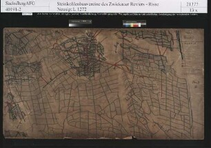 Schacht II und IV - Zachkohlenflöz (I. Flöz) (Bl. 3) mit Nachbringungen