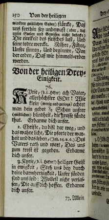 Von der heiligen Drey-Einigkeit