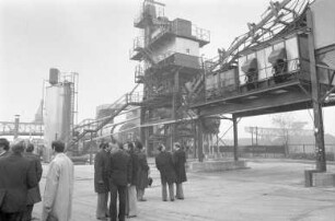 Einweihung der neuen Bitumen-Mischanlage der Deutag-Mischwerke an der Nordbeckenstraße im Rheinhafen
