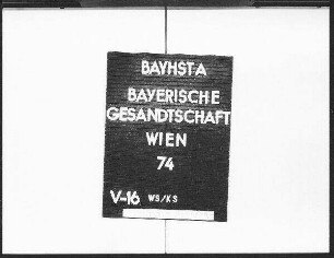 Abordnung und Zurückberufung des Grafen von Königsfeld