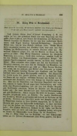 29. König Otto in Griechenland