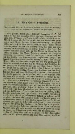 29. König Otto in Griechenland