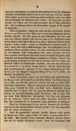 Der Zoll-Vertrag zwischen der Königl. Preußischen und Königl. Hannöverschen Regierung vom 7. September 1851 mit Bezug auf die Besteuerung des Zuckers
