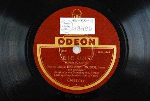 Die Uhr : Ballade / (C. Loewe)