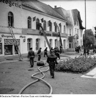 Feuerwehrübung Bühlau, Kurhaus