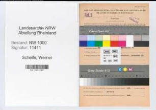 Entnazifizierung Werner Scheife, geb. 25.08.1915 (Verw.Inspektor)