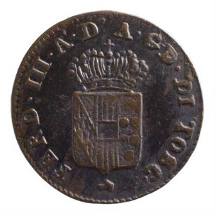 Münze, Quattrino, 1822