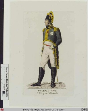 Bildnis Jérôme (Bonaparte), 1807-13 König von Westfalen