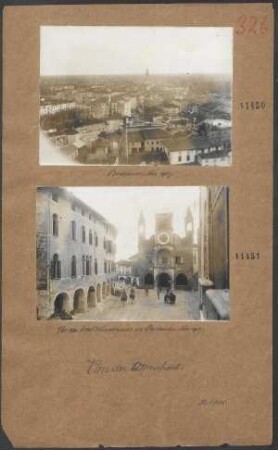 Vor der Ortskommandantur in Pordenone