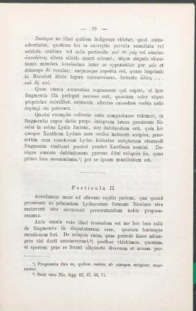 Particula II.